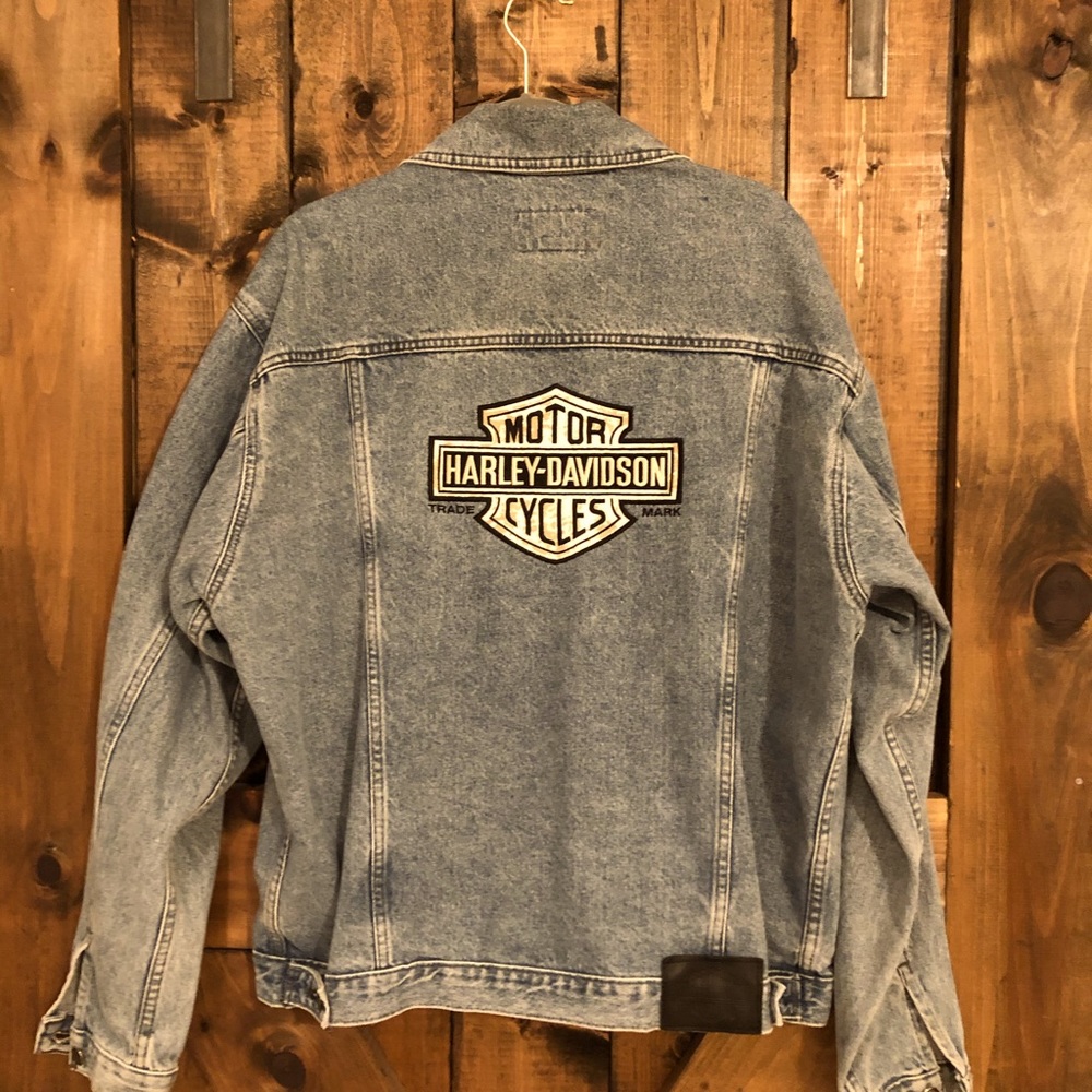 Harley Davidson Denim Jacket EUC